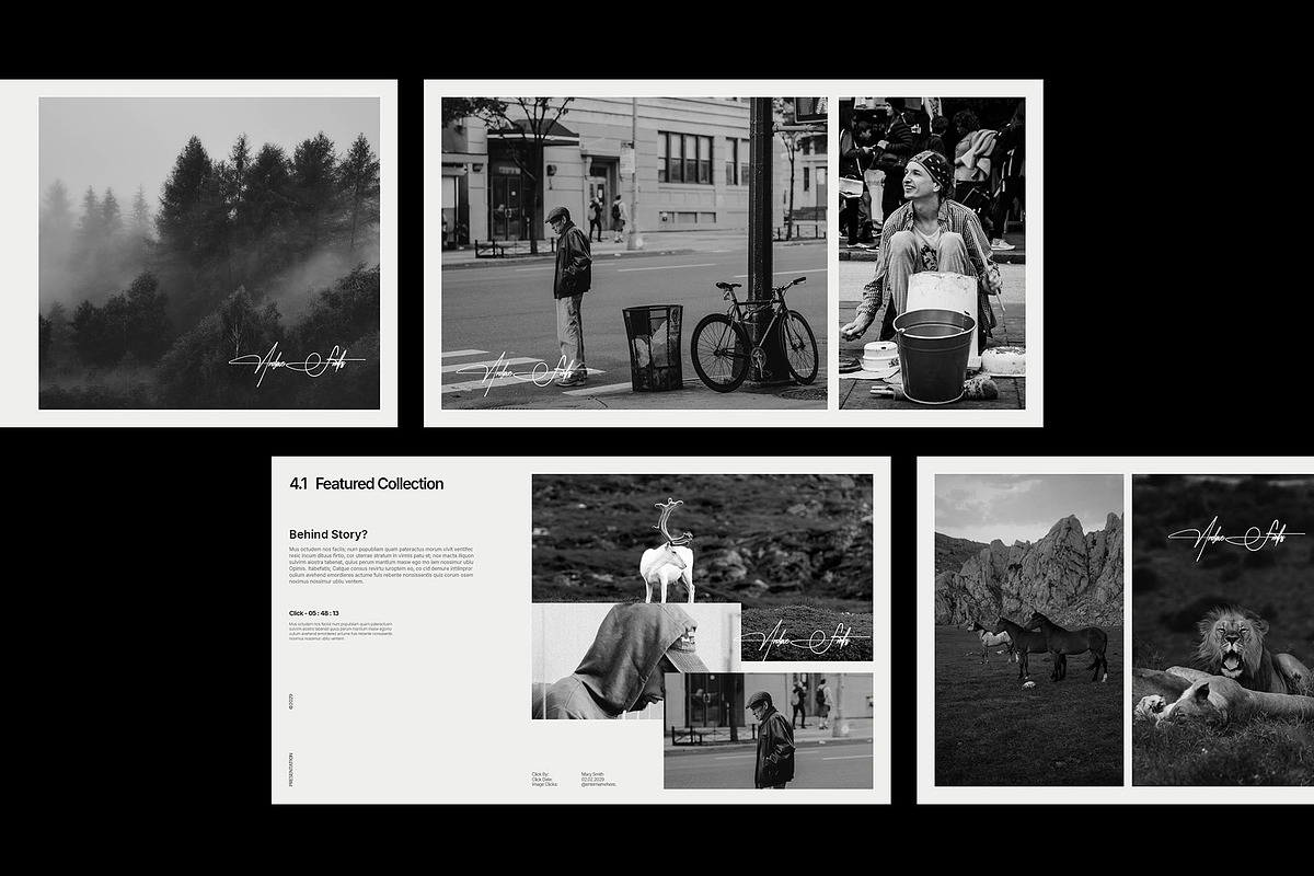 Photography Portfolio Template, a Presentation Template by Templeste (Photo 6 of 7)
