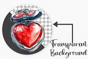 Valentine's Day Cosmetics Clipart, an Illustration by Canvas Craft (Thumbnail 2 of 6)