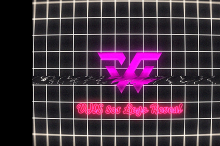 VHS 80s Logo Reveal AEP, a Templates & Theme by Josep Motion