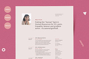 Resume Template CV with Photo, a Resume Template by More Profesh (Thumbnail 1 of 10)