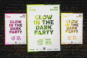 Glow In The Dark Party Flyer, a Flyer Template by NeonLeon (Thumbnail 1 of 3)