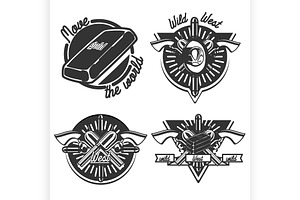 Vintage Wild West Emblems