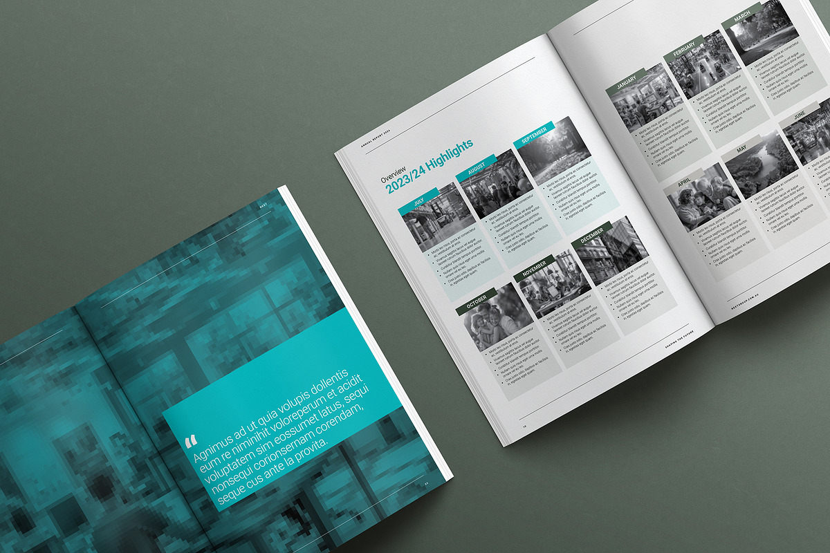 Next Annual Report Template, a Marketing Template by Crafted by AKD (Photo 5 of 10)