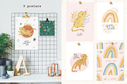 Boho animals. Rainbow clipart, an Animal Illustration by Lesya Skripak (Thumbnail 5 of 10)