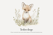 85 forest animal clip art, an Animal Illustration by Poppy Lane Studio (Thumbnail 3 of 10)