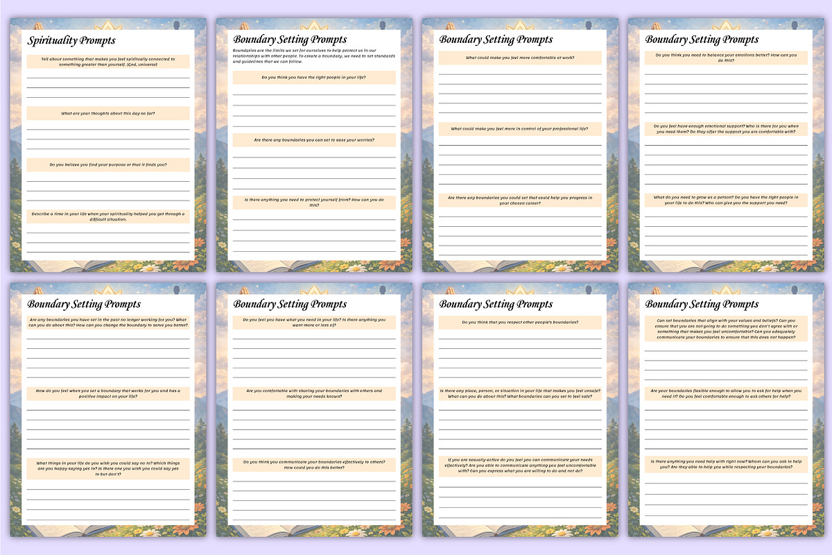 Women’s Spiritual Journal Canva Kdp, a Stationery Template by Mustafiz (Photo 5 of 6)