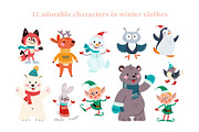 Cozy Cristmas kit, an Animal Illustration by Funnystore (Thumbnail 14 of 22)