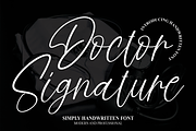 Doctor Signature | Script Font, a Script Font by Scratchones (Thumbnail 1 of 8)