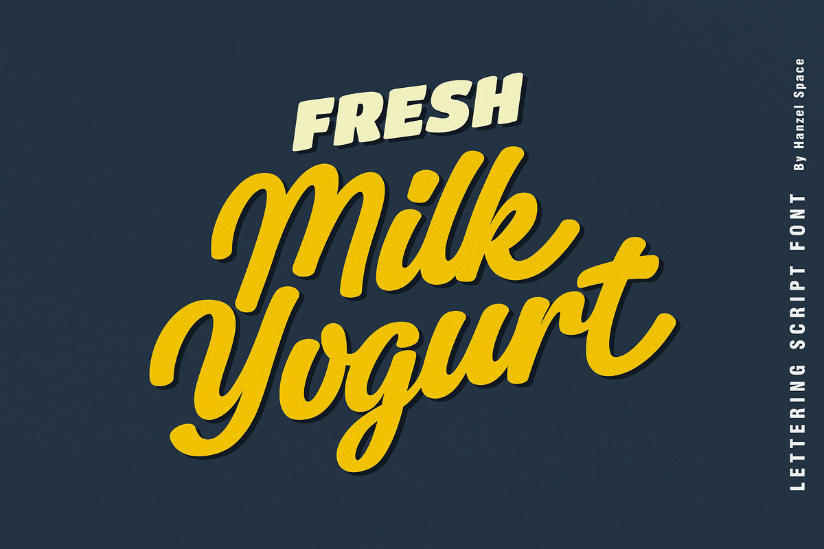 Brilliant | Lettering Script Font, a Script Font by HanzelSpace Studio (Photo 2 of 10)