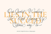 Adolle Bright - Modern Calligraphy, a Script Font by Dirtytemp Studio (Thumbnail 2 of 11)