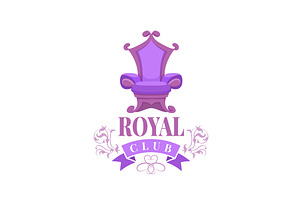 Royal club. luxury logo template, an Object Illustration by Onyx