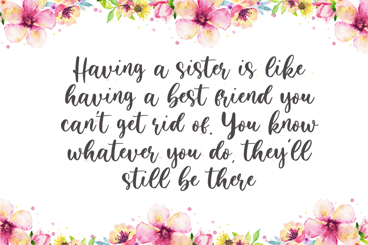 Lovely Sister - Lovely Handwritten, a Script Font by Sronstudio (Photo 7 of 10)
