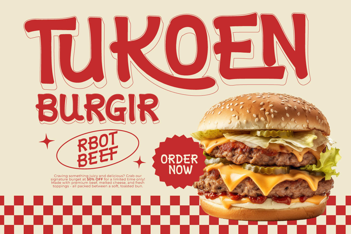 Koenci Omah - Sign Retro Font, a Handwritten Font by twinstd (Photo 4 of 9)