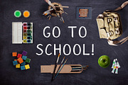 Chalk Font and School Pack, a Sans Serif Font by Nadezda (Thumbnail 1 of 15)