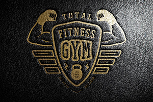 Set Of Vintage Gym Logos