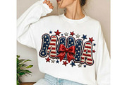 American Mama PNG, 4th of July PNG, an Illustration by DreamCafeArt (Thumbnail 1 of 5)