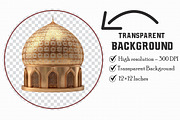 Ramadan Gold Clipart PNG Set, an Illustration by Libby Wishes (Thumbnail 3 of 6)
