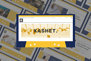 KASHET Powerpoin Template, a Presentation Template by GridlineType (Thumbnail 1 of 9)