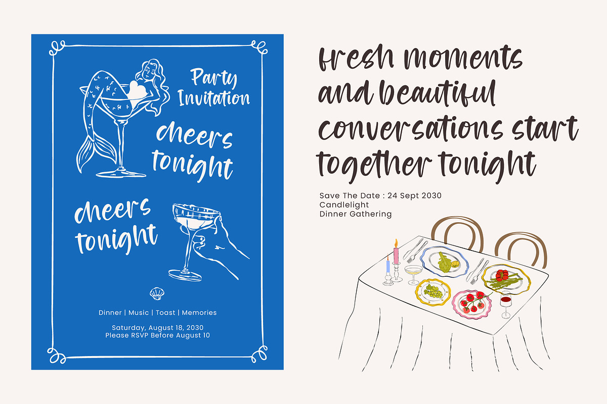 Cocktails Poetry Display Handwritten, a Script Font by stylishtype.co (Photo 13 of 15)
