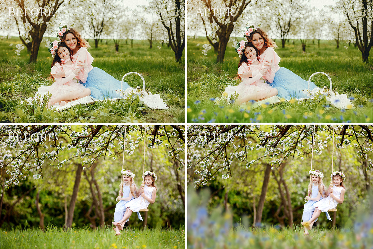 Spring Meadow photo overlays, a Layer Style Add-On by BrownLeopard (Photo 5 of 5)