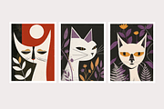 Caat Co - Whimsical Quirky Cats, an Animal Illustration by milatovar (Thumbnail 4 of 20)
