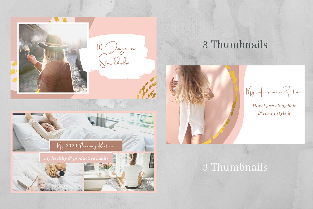 YouTube Branding Pack | CANVA, a Social Media Template by Tegefeldt Design (Photo 5 of 7)