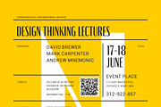 Design Conference Event Poster, a Flyer Template by Danil Polshin (Thumbnail 8 of 9)