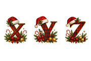 Christmas Alphabet Latter Clipart Pn, an Illustration by Daily.Designs (Thumbnail 3 of 5)