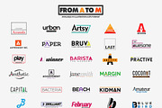 Logotype & Geometric Logo Marks, a Branding & Logo Template by Warna Works (Thumbnail 12 of 13)