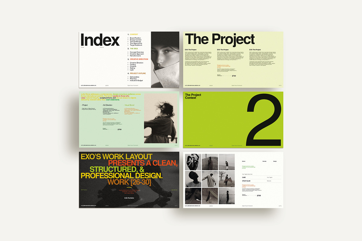 EXO Brand Portfolio Presentation, a Presentation Template by GoldenPixelStudio (Photo 4 of 8)