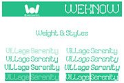 Village Serenity font, a Slab Serif Font by weknow (Thumbnail 7 of 8)
