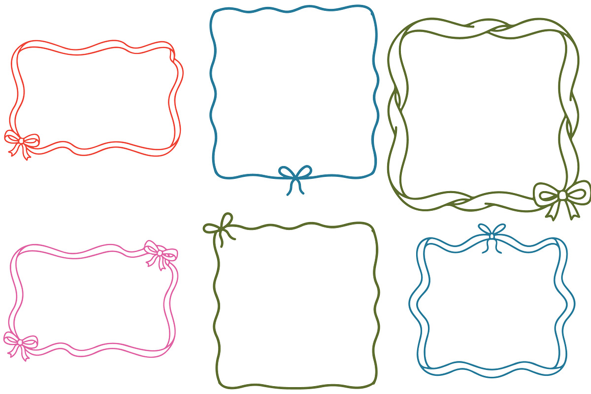 Whimsical Frames Doodle Clipart Bund, an Illustration by Daily.Designs (Photo 2 of 4)
