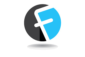 F letter logo initial business, a Branding & Logo Template by LOGOCREATIVE