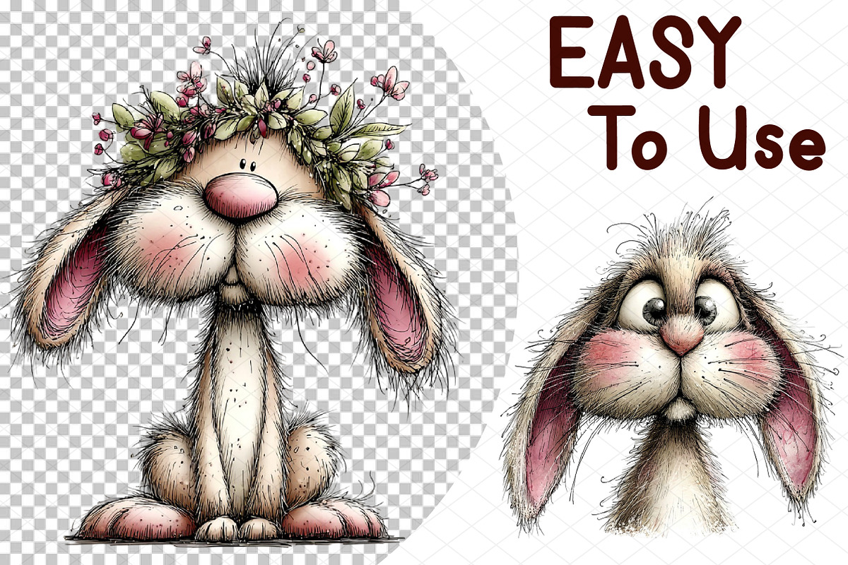 Whimsical Spring Easter Clipart, an Illustration by cherrydesign (Photo 4 of 4)