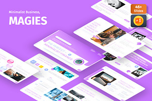 Magies - Minimalist Powerpoint, a Presentation Template by Dhabee