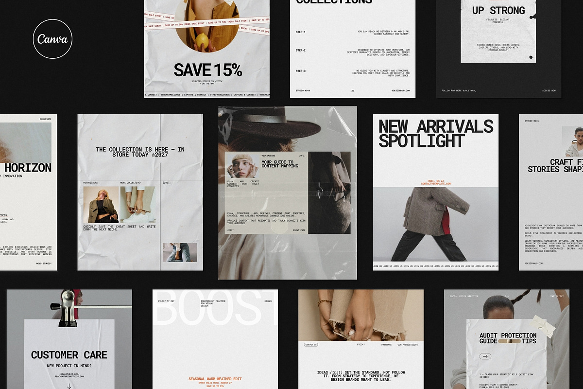 ZENO | Social Media Kit (III), a Social Media Template by The Aesthetic Studio (Photo 1 of 10)
