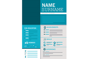 Blue Curriculum Vitae