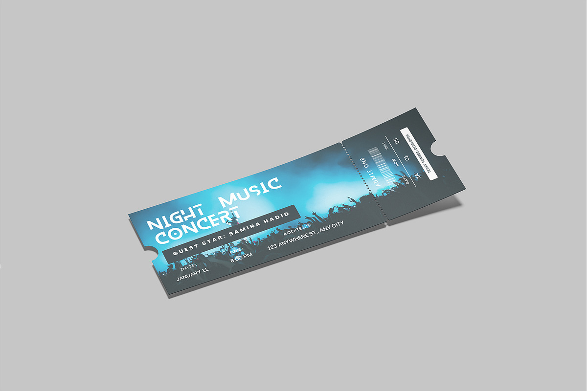High Quality Ticket Mockup, a Print Template by lamorastudio (Photo 10 of 11)