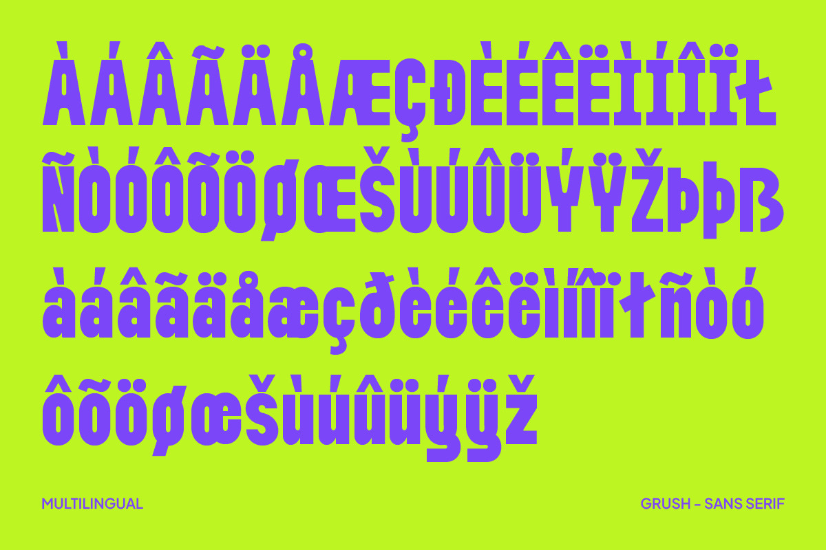 Grush | Display Sans Serif, a Sans Serif Font by ClevUs (Photo 12 of 12)