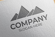 Clean simple mountain logo, a Branding & Logo Template by Medianeka (Thumbnail 2 of 3)