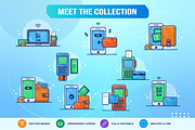 Payment & Fintech Icon Set – 9 Icons, a Technology Illustration by Catalyst Labs (Thumbnail 2 of 6)