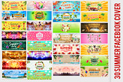 Summer Facebook Cover, a Social Media Template by Creative  designer (Thumbnail 1 of 16)