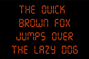 7 Segment Display Font, a Script Font by Krafti Lab (Thumbnail 3 of 3)