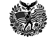 Patriotic Military Emblem Vintage, an Object Graphic by Gfx_Store (Thumbnail 6 of 16)