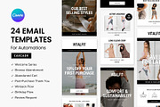 24 Canva Email Template Flow Designs, an Email Template by The Ecommerce Creative (Thumbnail 1 of 11)