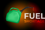Fuel shortage. Realistic oil can, an Object Graphic by Stock-Smart-Start (Thumbnail 3 of 3)