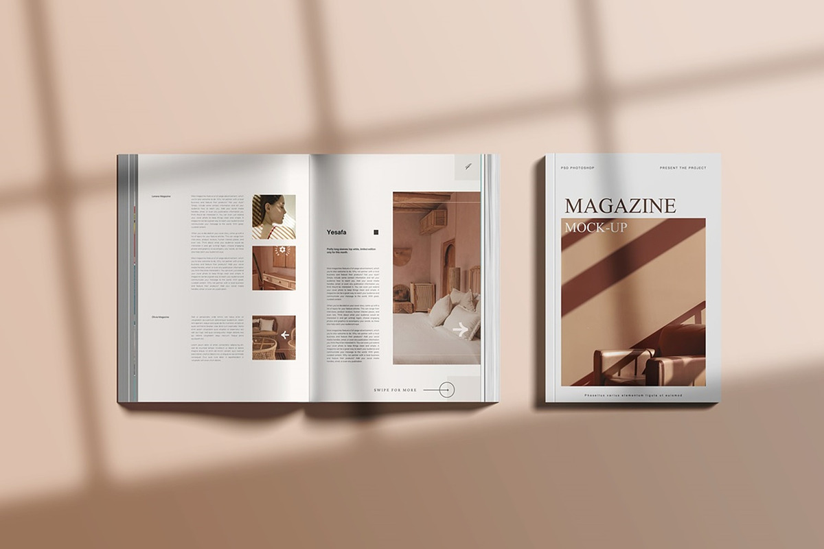 Magazine Mockup, a Product Mockup by Sweetdady (Photo 2 of 5)