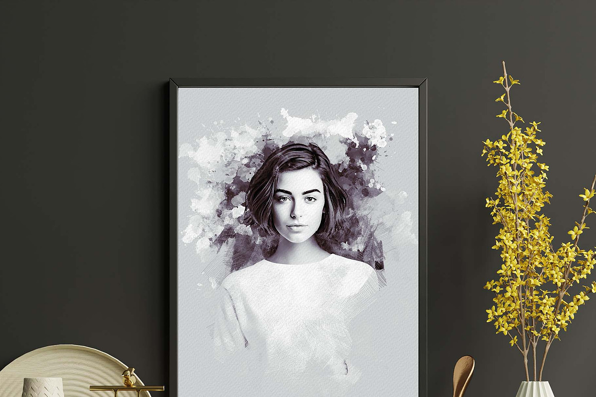 Watercolor Photo Effect Template, an Action Add-On by Photoshop Action (Photo 7 of 18)