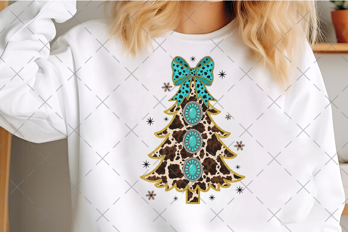 Leopard Print Christmas Tree PNG, an Illustration by Craft Nest (Photo 2 of 6)