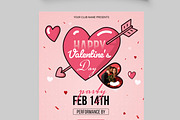 Valentine Flyer Layout, a Flyer Template by MightyDesign (Thumbnail 4 of 8)